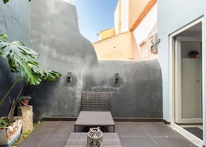 16 Rc - Patio Appartement Lissabon
