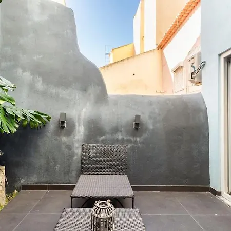 16 Rc - Patio Apartamento Lisboa